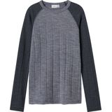 Top - Ronde Hals - Lange Mouwen - Raglanmouwen - Regular Fit