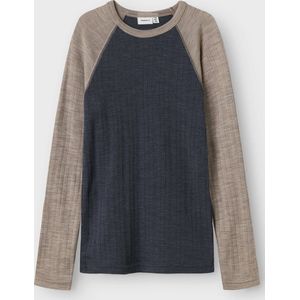 Merino Wol - Top - Lange Mouwen - Ronde Hals - Regular Fit