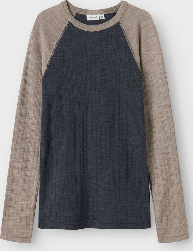 Merino Wol - Top - Lange Mouwen - Ronde Hals - Regular Fit