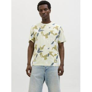 JACK & JONES - Joralmeria AOP - T-shirt - Celadon - Katoen