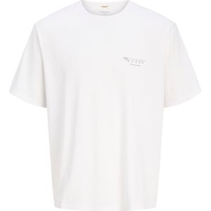 JACK & JONES - Joralmeria World Tee - T-shirt - Wit - Katoen