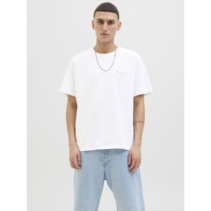 Jack & Jones - Grafisch T-shirt - Bright White - 100% Katoen