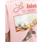 Jack & Jones - Joralmeria World Tee - T-shirt - Tickled Pink - Korte Mouwen