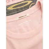 Jack & Jones - Joralmeria World Tee - T-shirt - Tickled Pink - Korte Mouwen