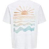 JACK & JONES - JORCanggu - Shirt - Blauw - Jersey - Motiefprint