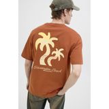 Jack & Jones Originals - T-shirt - Roodbruin