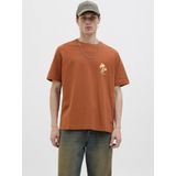 Jack & Jones Originals - T-shirt - Roodbruin