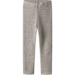 Merino Wol Legging - Zacht - Stretchy - Mid-Waist - Regular Fit - Patches op de Knieën