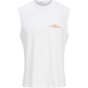 Jack & Jones - Jorcanggu Back Graphic Tee SL Crew - Katoen - Zwart