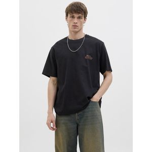 Jack & Jones - Jorhydra Photo Tee - T-shirt - Zwart - Korte Mouwen