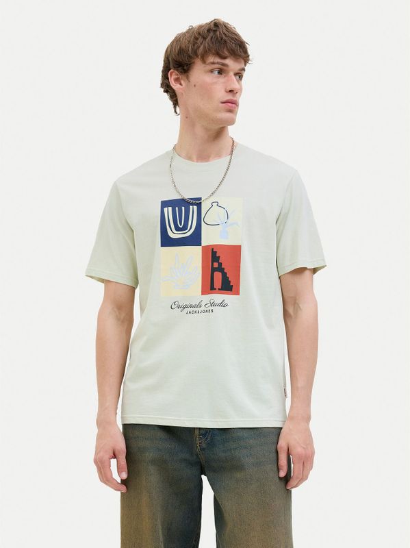 Shirt - Jersey - Ronde Hals - Motiefprint - Kwartmouw - Normale Pasvorm