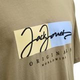 Jack & Jones - Originals - T-shirt - Bedrukt - Ronde Hals - Korte Mouwen