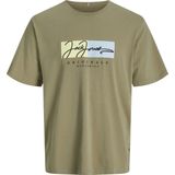 Jack & Jones - Originals - T-shirt - Bedrukt - Ronde Hals - Korte Mouwen