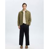 Regular fit poloshirt in gehaakte look, model 'LINO'