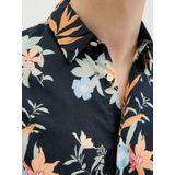 JJ Rebel - JREBBASTIAN - Overhemd - Nachtblauw Lichtblauw Lichtgroen Oranje - Regular Fit