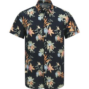 JJ Rebel - JREBBASTIAN - Overhemd - Nachtblauw Lichtblauw Lichtgroen Oranje - Regular Fit