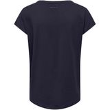 Only Play - Aubree - Dames Training T-shirt - Blauw - Korte Mouwen