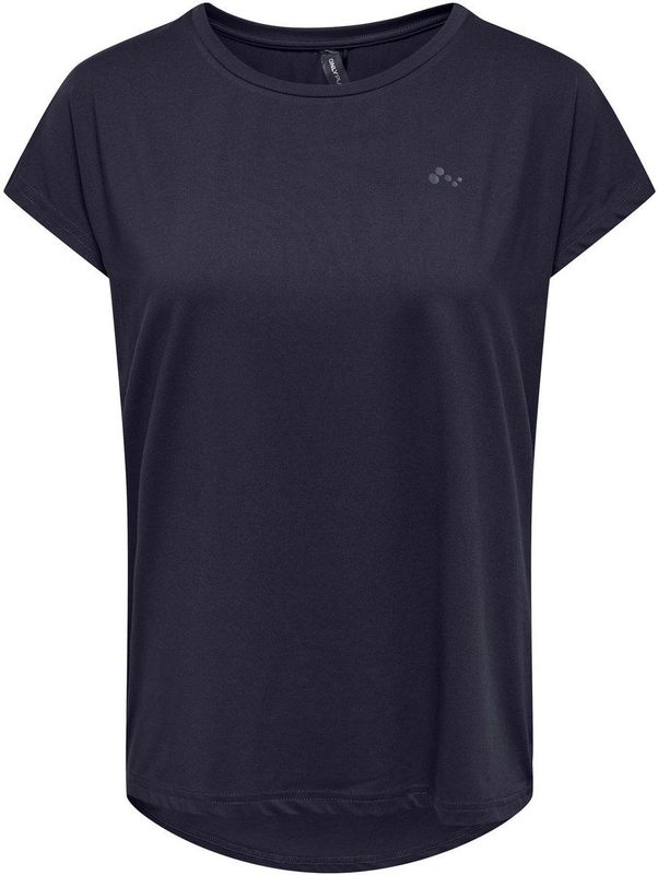 Only Play - Aubree - Dames Training T-shirt - Blauw - Korte Mouwen
