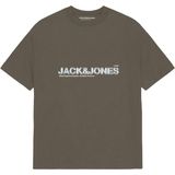 JACK&JONES - JCODYNAMIC BRANDING TEE SS CREW 4PK MP - T-shirts - Zwart - Katoen