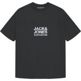 JACK&JONES - JCODYNAMIC BRANDING TEE SS CREW 4PK MP - T-shirts - Zwart - Katoen
