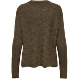 Onllolli - Gebreide Pullover - Zacht - Lange Mouwen - O-hals - Pointillé Detail