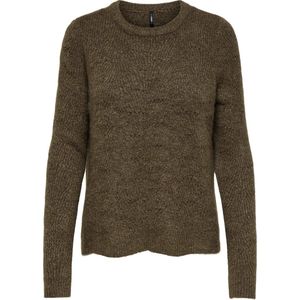 Onllolli - Gebreide Pullover - Zacht - Lange Mouwen - O-hals - Pointillé Detail