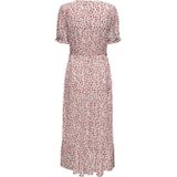 ONLY CARMAKOMA - A-lijn Jurk - Korte Mouw - V-hals - Viscose - Middel Lengte