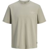 JACK & JONES - Jprblachad Branding - T-shirt - Dried Sage - Katoen