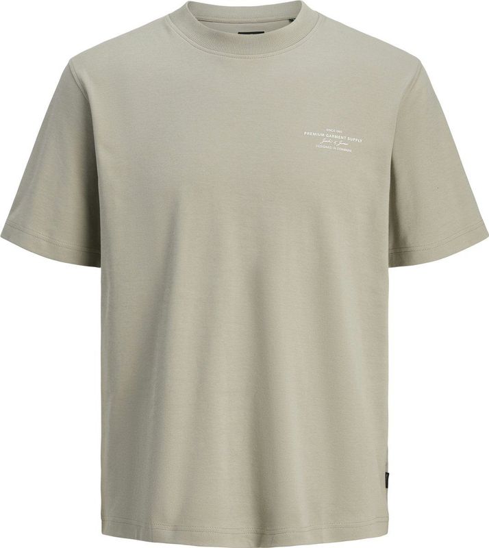 JACK & JONES - Jprblachad Branding - T-shirt - Dried Sage - Katoen