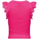 ONLY GIRLS - Kogdrea - Top - Katoen - Korte Mouwen - Ruches - Regular Fit