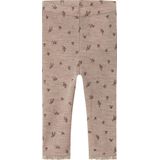 Merino Wol Legging - Mid-Waist - Slim Fit - Met Kanten Boordjes