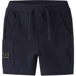 Name It - Nmmvivasse Unb Long Shorts - Marineblauw - Katoen - 1 Stuk