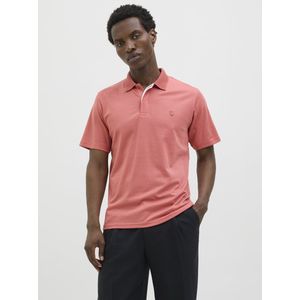 Jack & Jones - Polo - Faded Rose - 50% Biologisch Katoen - 50% Gerecycled Polyester
