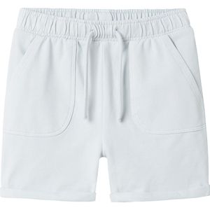 Shorts - Blauw - Sweatstof - Verstelbare Taille - Regular Fit