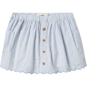 Rok - Geruit - Geweven Stof - Met Knoop Detail - Verstelbare Taille - Plooirokken