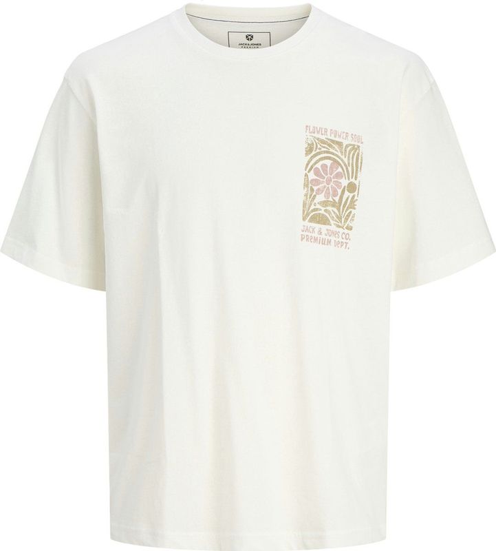 JACK & JONES Jprblumax - T-shirt - Cloud Danser - Katoen - 1 stuk