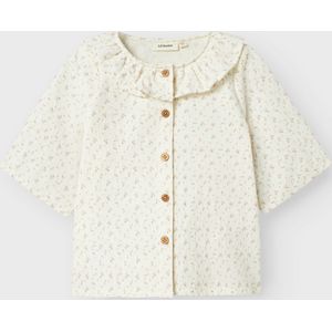 Biologisch Katoen - Overhemd - Korte Mouwen - All-over Print - Loose Fit