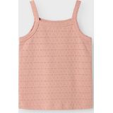 Top - Vierkante Hals - Mouwloos - Jersey Met Structuur - Loose Fit