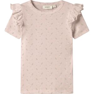 Lil' Atelier - NmfGago - T-shirt - Peach Blush m. Bloemen