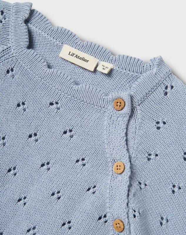 Gebreide Top - Korte Mouwen - Regular Fit - Golvend Detail