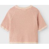 Gebreide Top - Ronde Hals - 3/4-Mouwen - Loose Fit