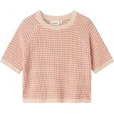 Gebreide Top - Ronde Hals - 3/4-Mouwen - Loose Fit