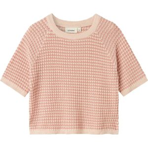 Gebreide Top - Ronde Hals - 3/4-Mouwen - Loose Fit