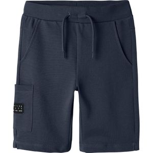 Name It Nkmvivasse Long SWE Shorts Unb, navy blazer, 146