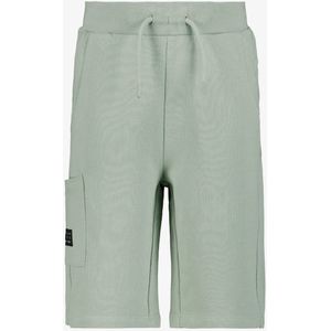 Name it - jongens sweatshort - Groen - 100% Katoen - Verstelbare Tailleband