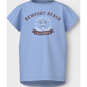 Name It T-Shirt - NkfViolet - Serenity/Newport - Name It - 6 jaar (116) - T-Shirts