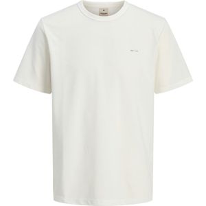 Jack & Jones - Premium Shirt - Wit - Kwartmouw - Ronde Hals