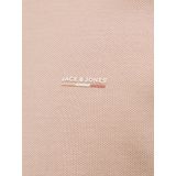 Jack & Jones - Premium Shirt - Nude - Kwartmouw - Ronde Hals