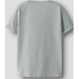 T-shirt - Regular Fit - Korte Mouwen - Jersey - Rubberen Print