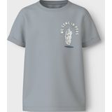 T-shirt - Regular Fit - Korte Mouwen - Jersey - Rubberen Print